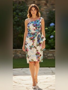 Maggy London One Shoulder Dress